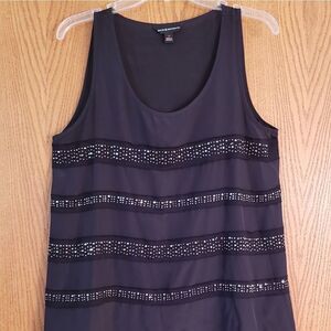 Rock and Republic Ladies Black Embellished Top M